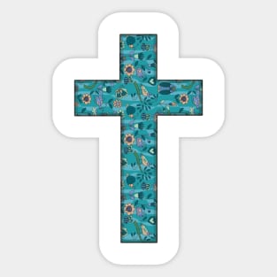 Christian Cross Sticker